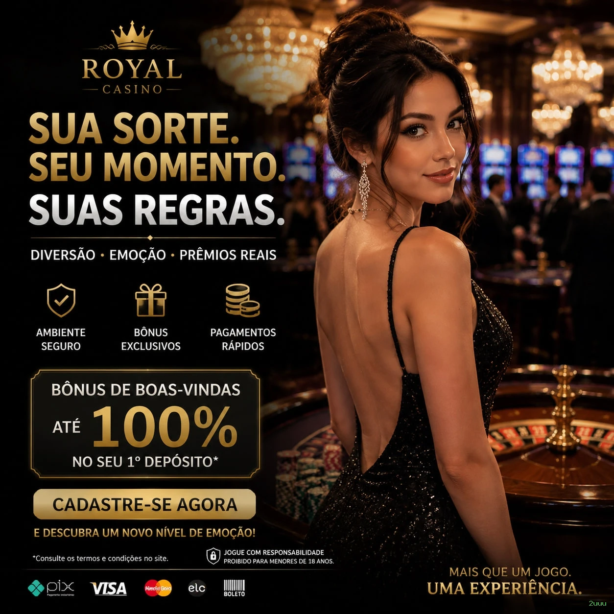Cassino ao vivo da 2uuu com dealers reais